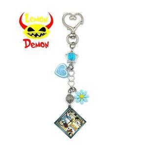 Lemon Demon Dinosaurchestra Album Charm Keychain | Purse Charm